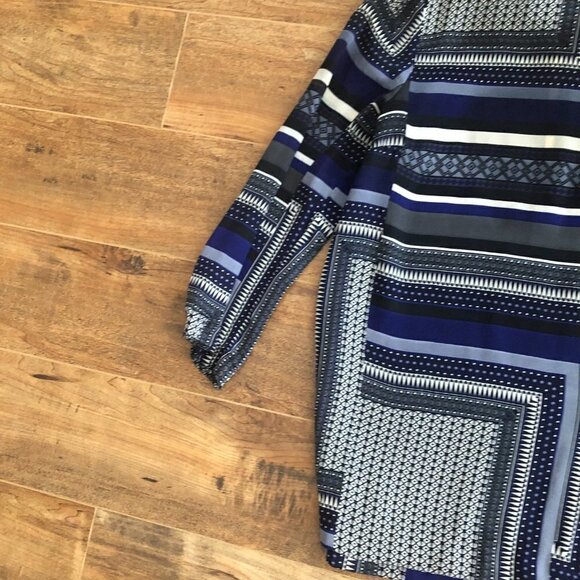 H&M Printed Shirt Blouse Multi Colour 3/4 Sleeve - Picture 6 of 10